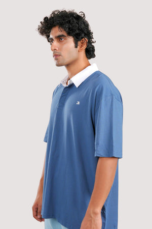 Organic Cotton Polo with Twill Collar