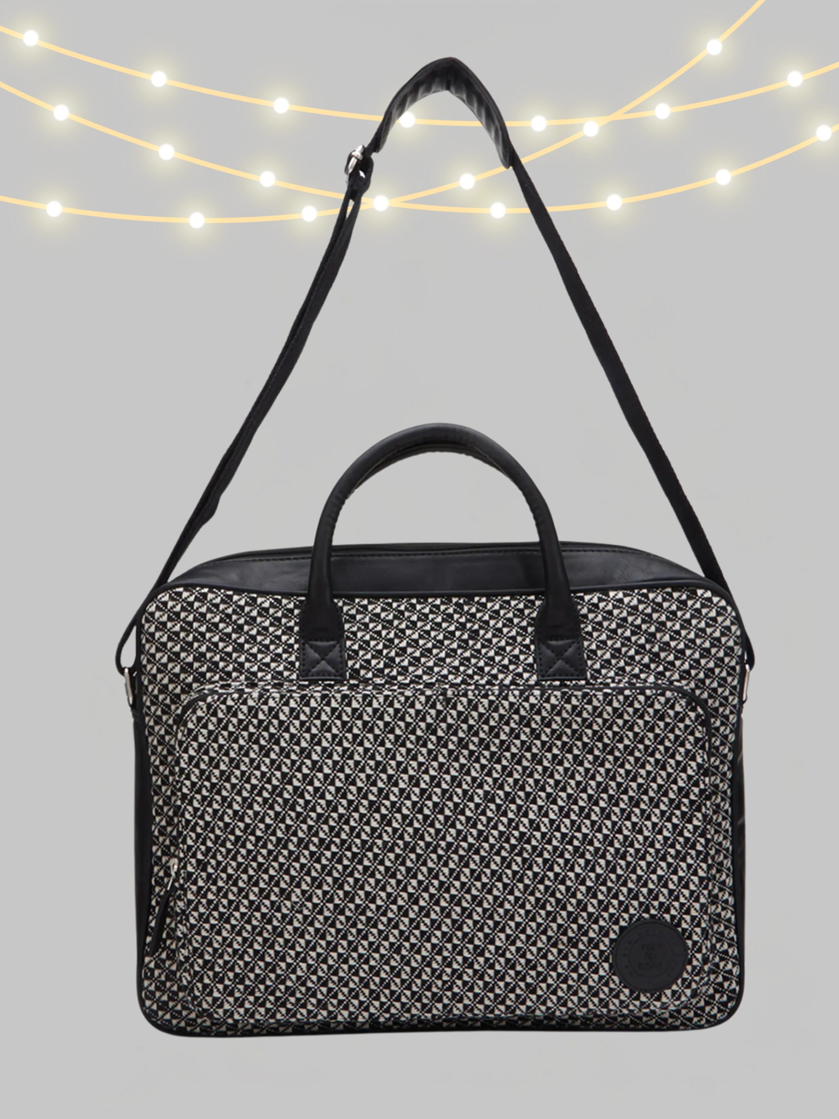 Unisex Jacquard Laptop Bag