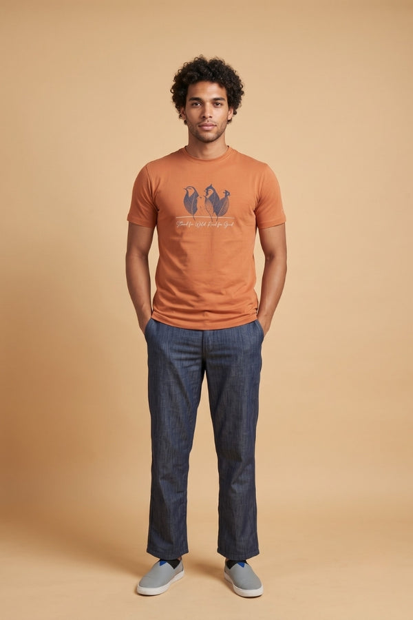 Organic Cotton Bird Print T-Shirt