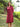 Women's Hemp Pintuck Dress with Waist Lace