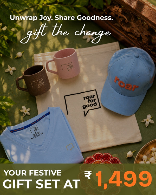 Diwali gifting offer Organc Cotton T-shirt + 2 Mugs + Baseball Cap just at 1499