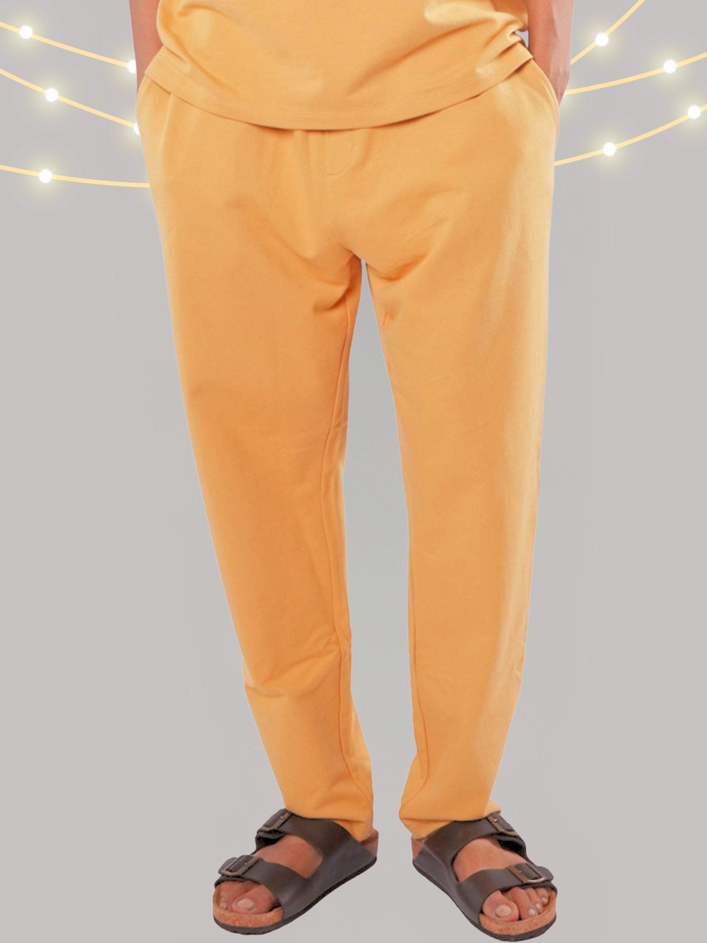 Roar Flame Orange Organic Cotton Men's Track Pant