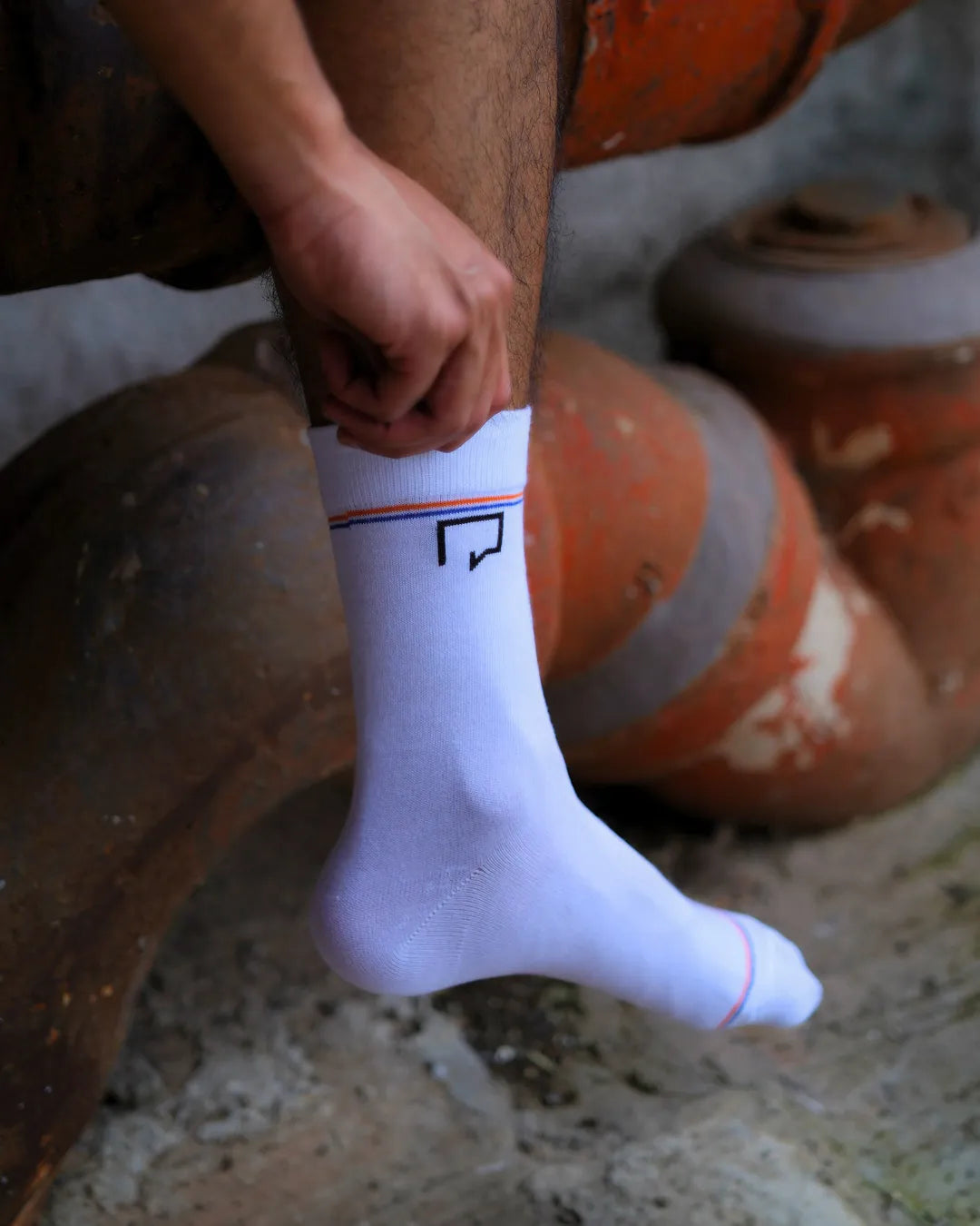 Pack of 4 Bamboo Solid Crew Socks