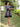 Women's Hemp Papercrane Panelled Flared Dress with Optional Tie Belt