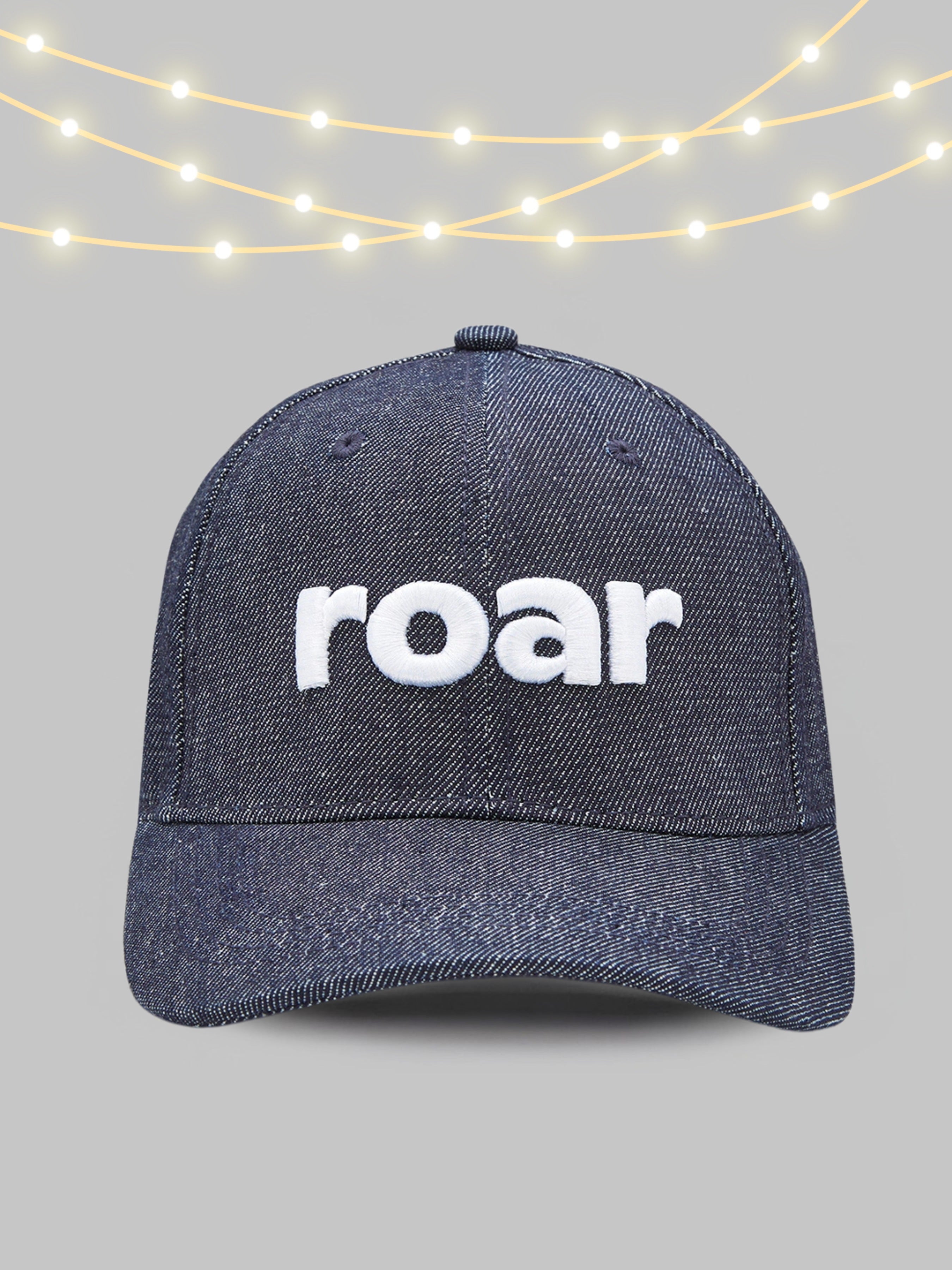 ROAR Denim Blue Baseball Cap
