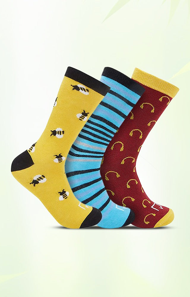 Crew Bamboo Socks Pack of 3