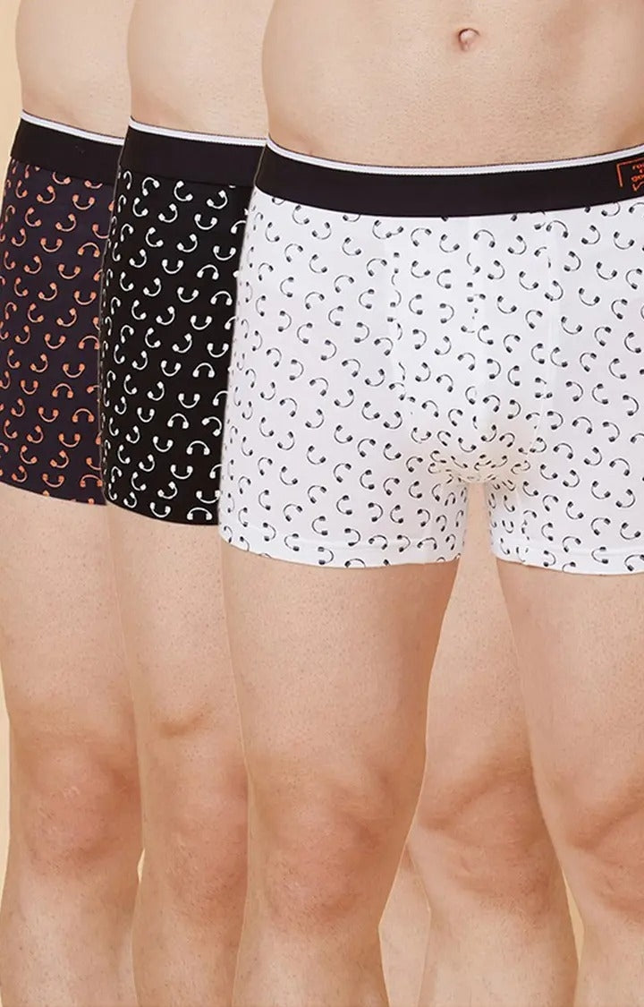 RFG Bamboo Underwear Trunk For Men - Pack of 3