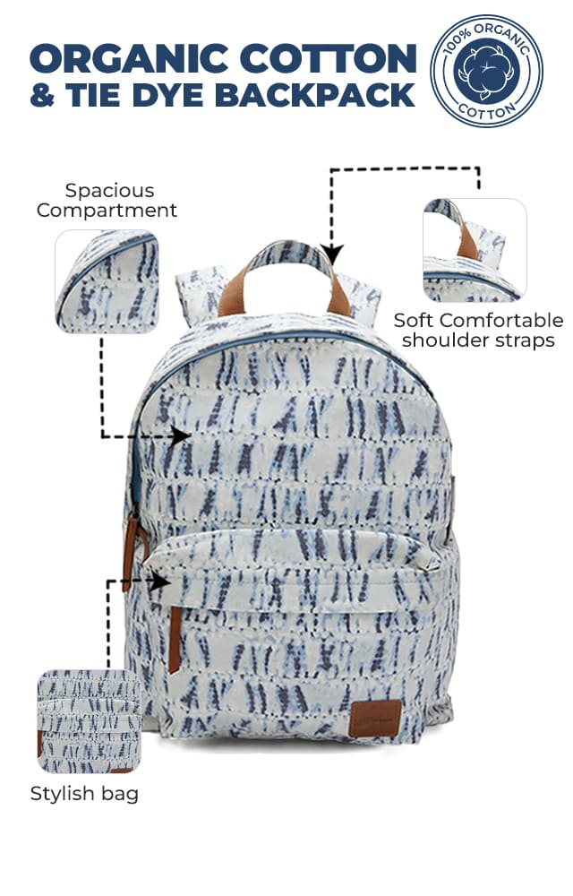 Unisex Tie Dye Backpack
