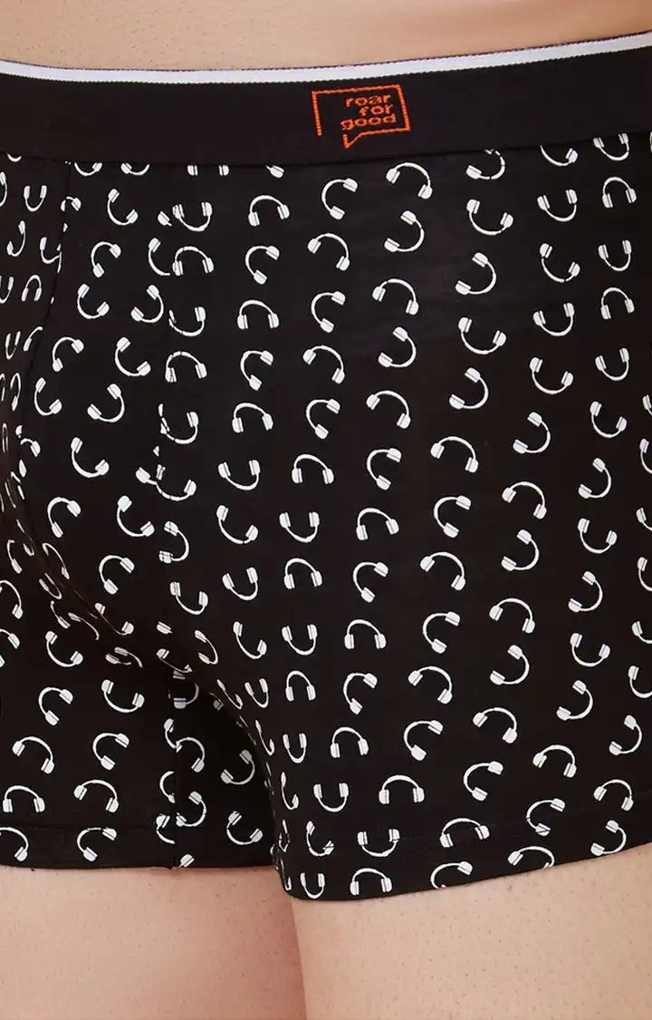 Men's Printed Bamboo Innerwear Trunks