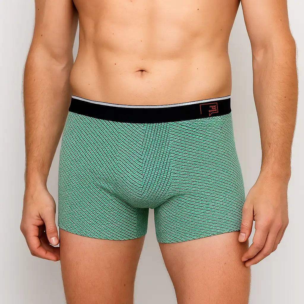 MEN'S PRINTED BAMBOO INNERWEAR TRUNKS
